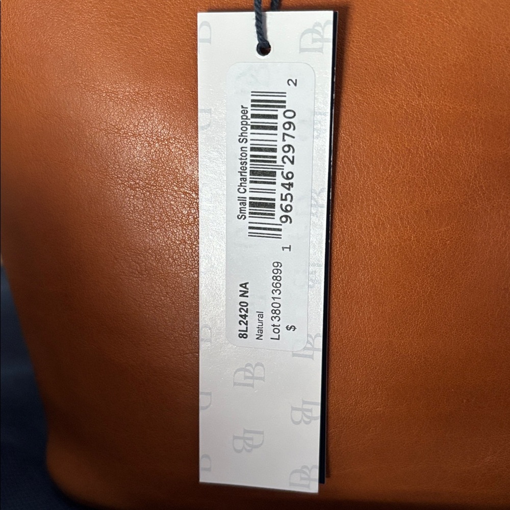 NWT Dooney & Bourke Florentine Small Charleston Shopper in Natural - Picture 10 of 14